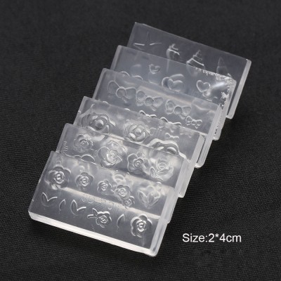 3D nail mould for Acrylic Nail Art design nail liquid monomer