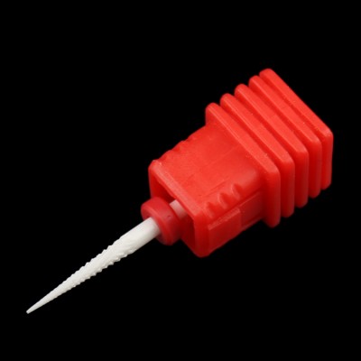 Nail Drill Bit MediumToothing Nail Zirconia Ceramic Drill Bit For electric manicure machine accessories tools