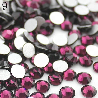 Flatback Glass Charms Gems Stones for Nails Decoration Rhinestones