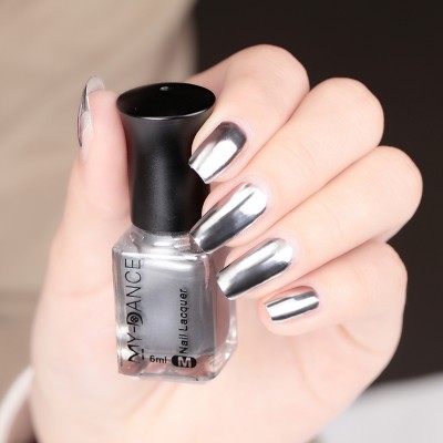 Silver Mirror Nail enamel cheap wholesale chrome mirror nail polish